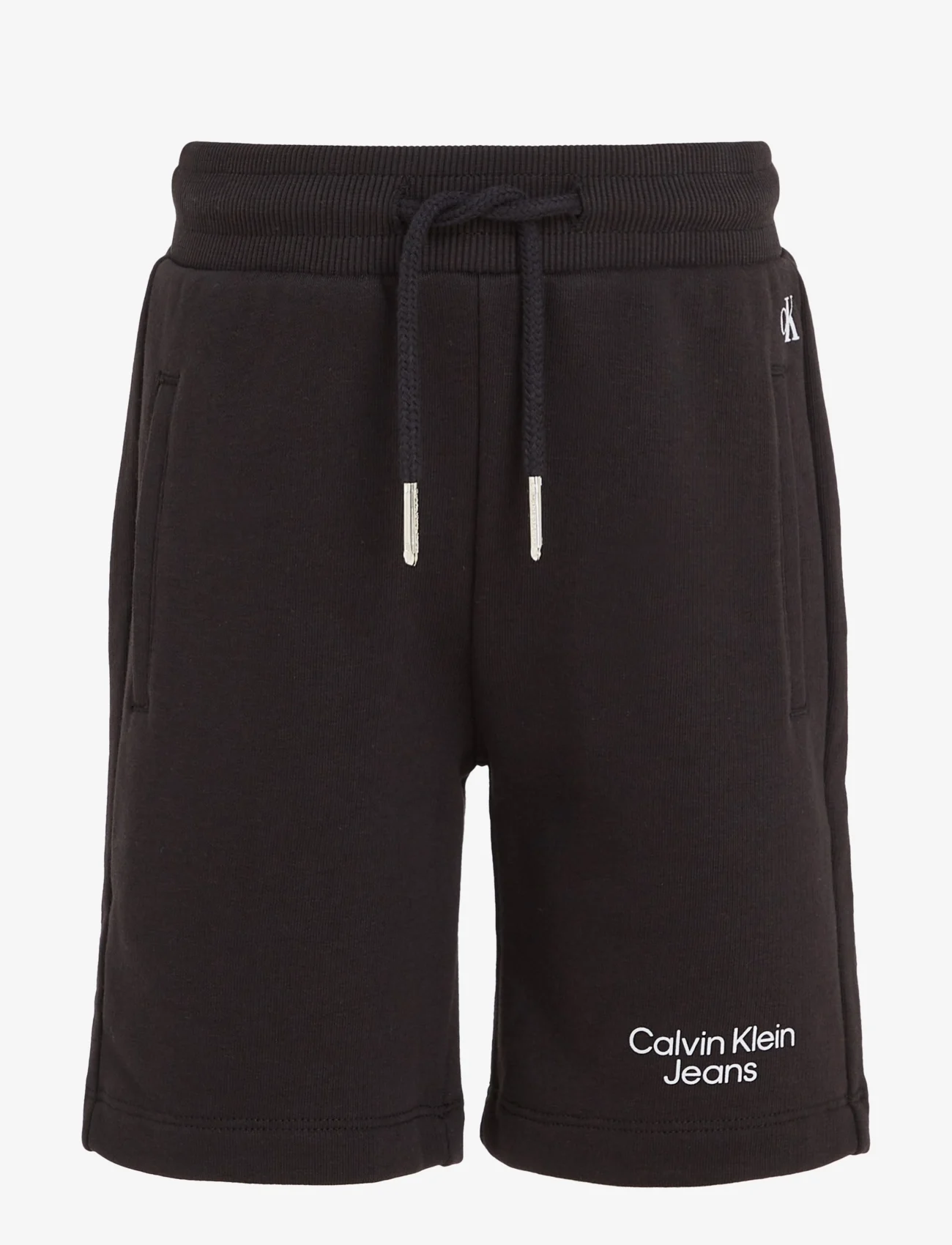 Calvin Klein - CKJ STACK LOGO JOGGER SHORTS - treniņtērpa šorti - ck black - 0