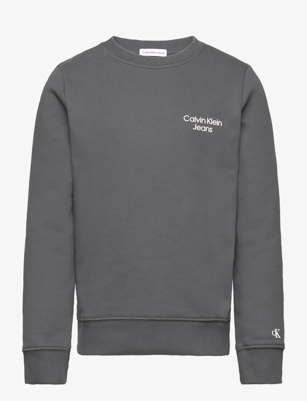 Calvin Klein Ckj Stack Logo Sweatshirt - Sweatshirts