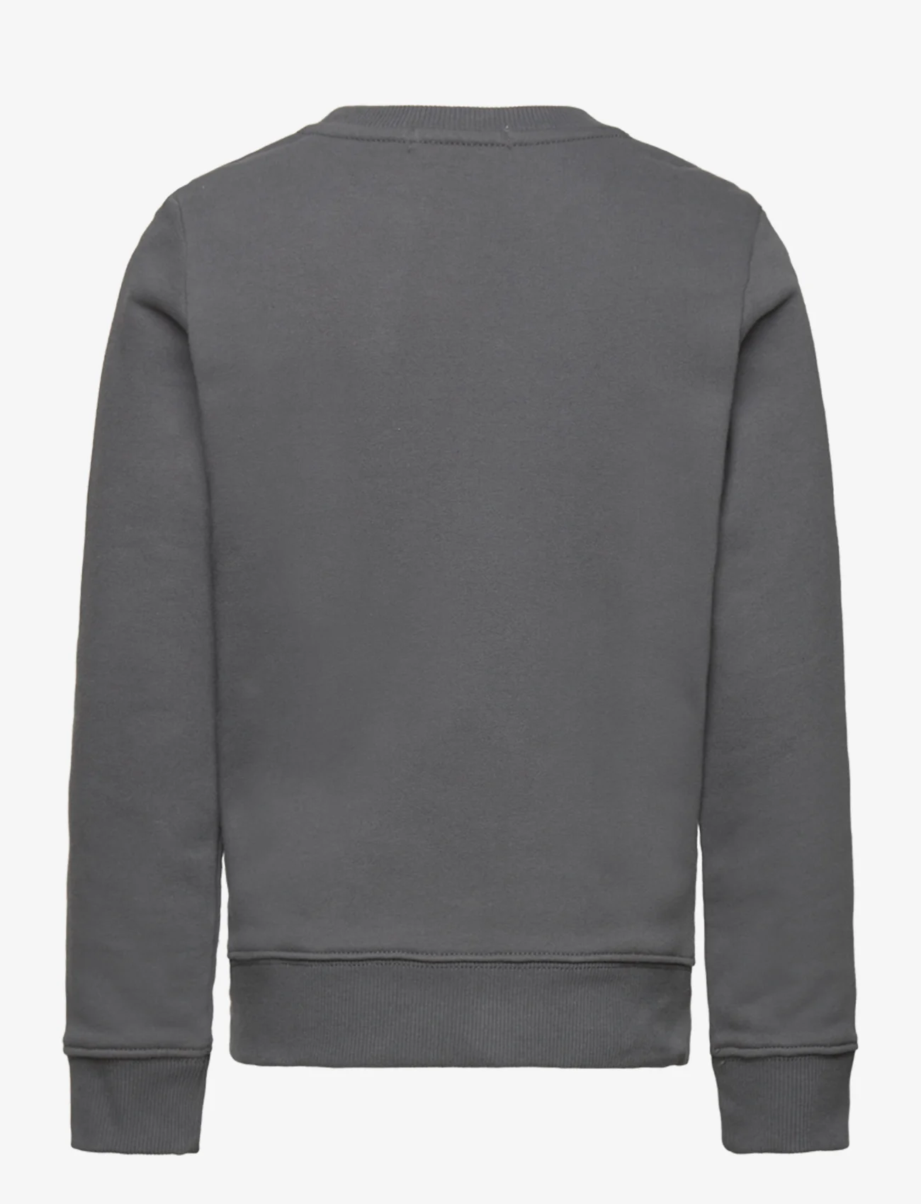 Calvin Klein - CKJ STACK LOGO SWEATSHIRT - sportiska stila džemperi - dark grey - 1
