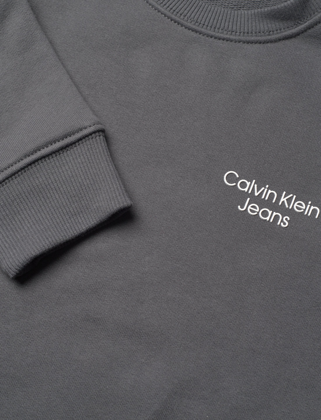 Calvin Klein Ckj Stack Logo Sweatshirt - Sweatshirts