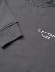 Calvin Klein - CKJ STACK LOGO SWEATSHIRT - sportiska stila džemperi - dark grey - 2