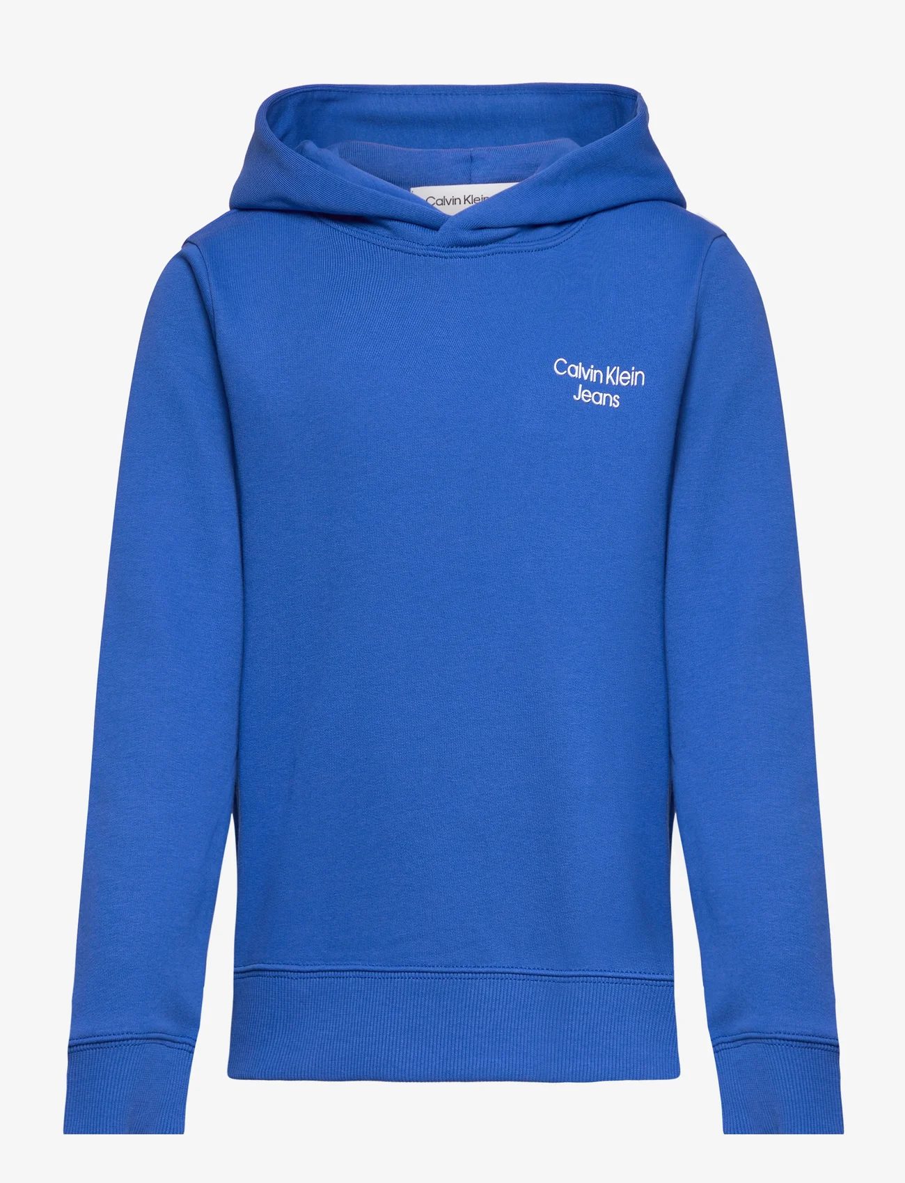 Calvin Klein - CKJ STACK LOGO HOODIE - bluzy z kapturem - kettle blue - 0