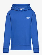 CKJ STACK LOGO HOODIE - KETTLE BLUE