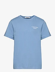 Calvin Klein - CKJ STACK LOGO T-SHIRT - kortærmede t-shirts - dusk blue - 0