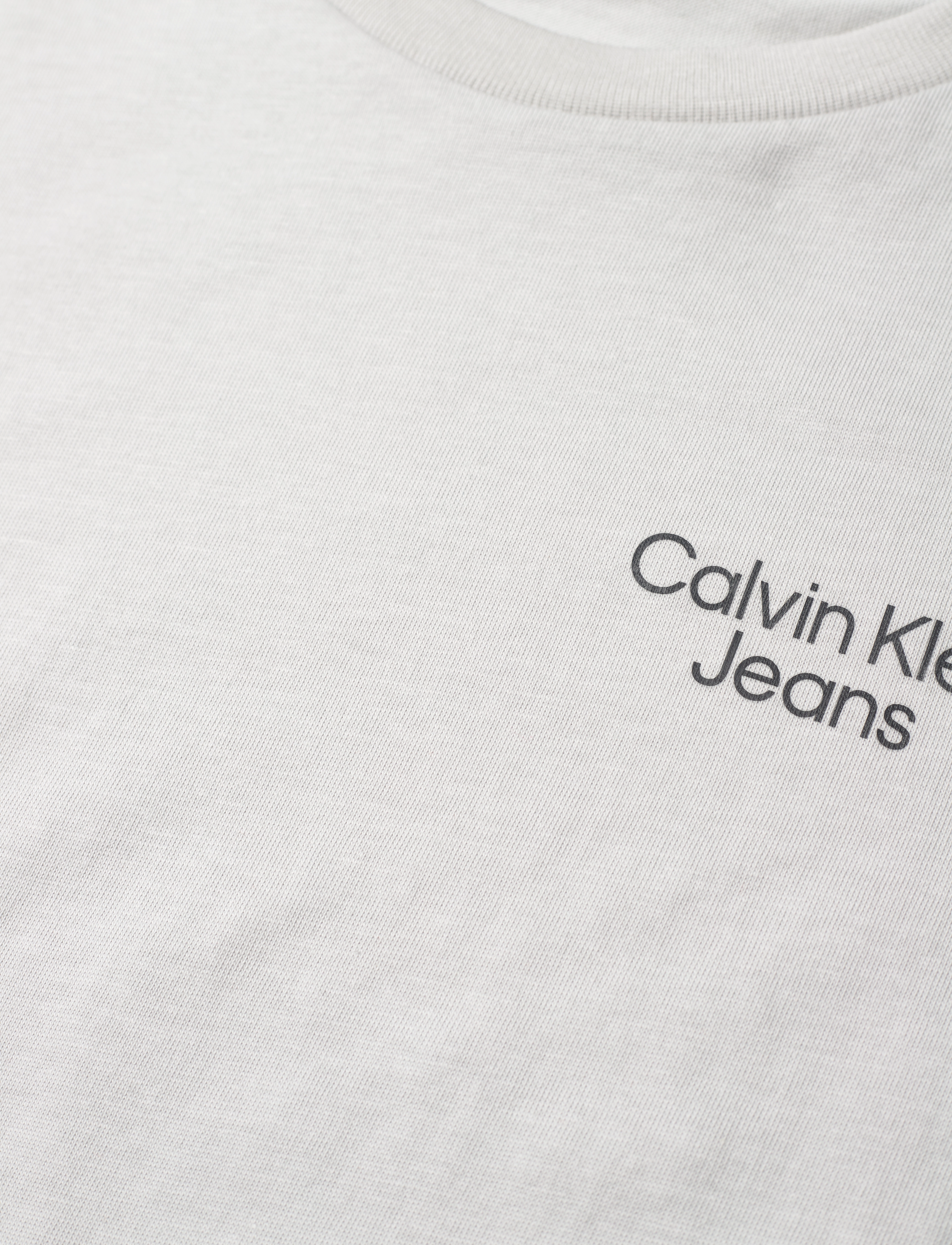 Calvin Klein - CKJ STACK LOGO T-SHIRT - stone grey - 3