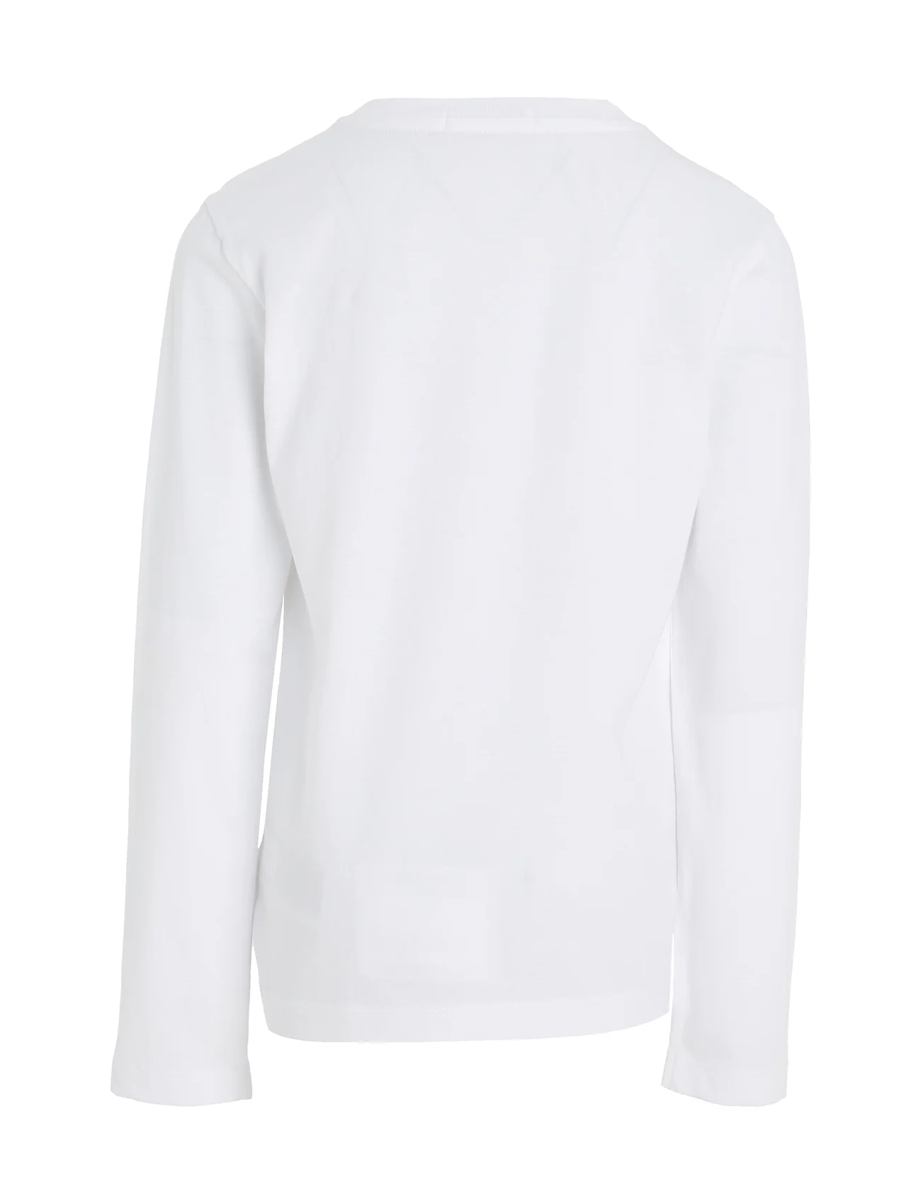 Calvin Klein - CHEST MONOGRAM LS TOP - long-sleeved t-shirts - bright white - 1