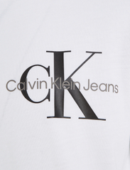 Calvin Klein - CHEST MONOGRAM LS TOP - pikkade varrukatega t-särgid - bright white - 6