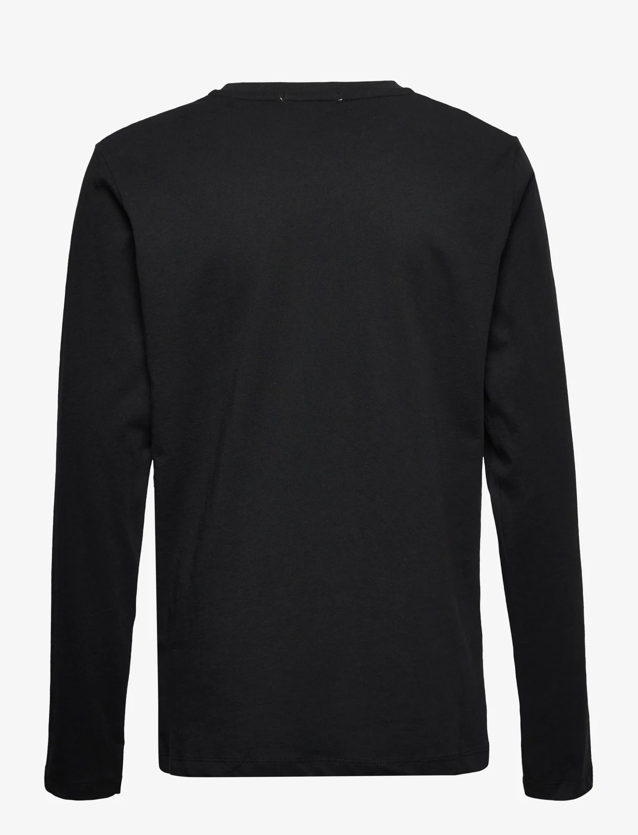 Calvin Klein - CHEST MONOGRAM LS TOP - pitkähihaiset t-paidat - ck black - 1