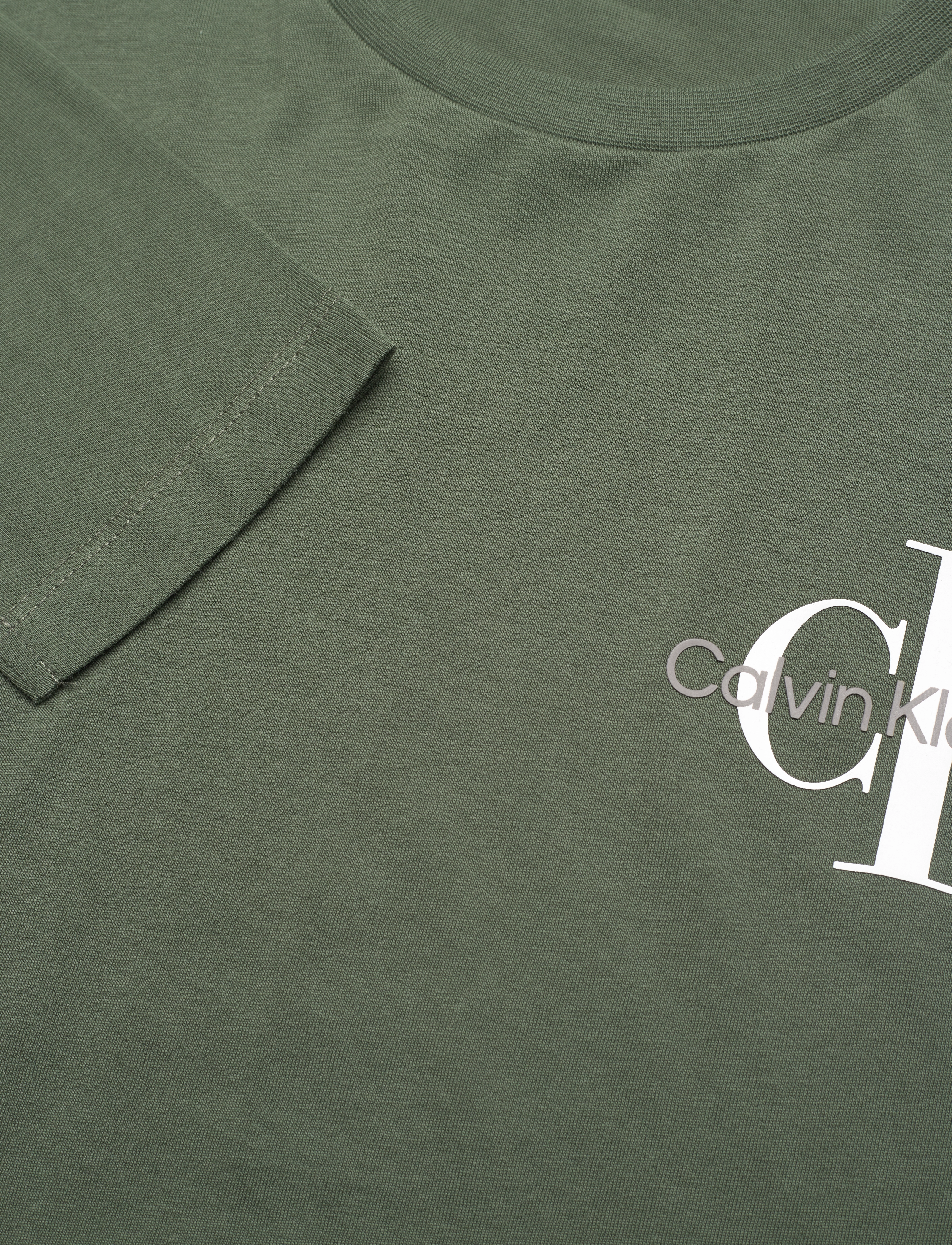 Calvin Klein - CHEST MONOGRAM LS TOP - thyme - 2