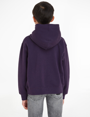 Calvin Klein - HERO MAXI LOGO TERRY HOODIE - huvtröjor - purple velvet - 3