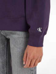 Calvin Klein - HERO MAXI LOGO TERRY HOODIE - hættetrøjer - purple velvet - 4