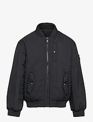 Calvin Klein - REVERSIBLE BOMBER JACKET - spring jackets - ck black - 0