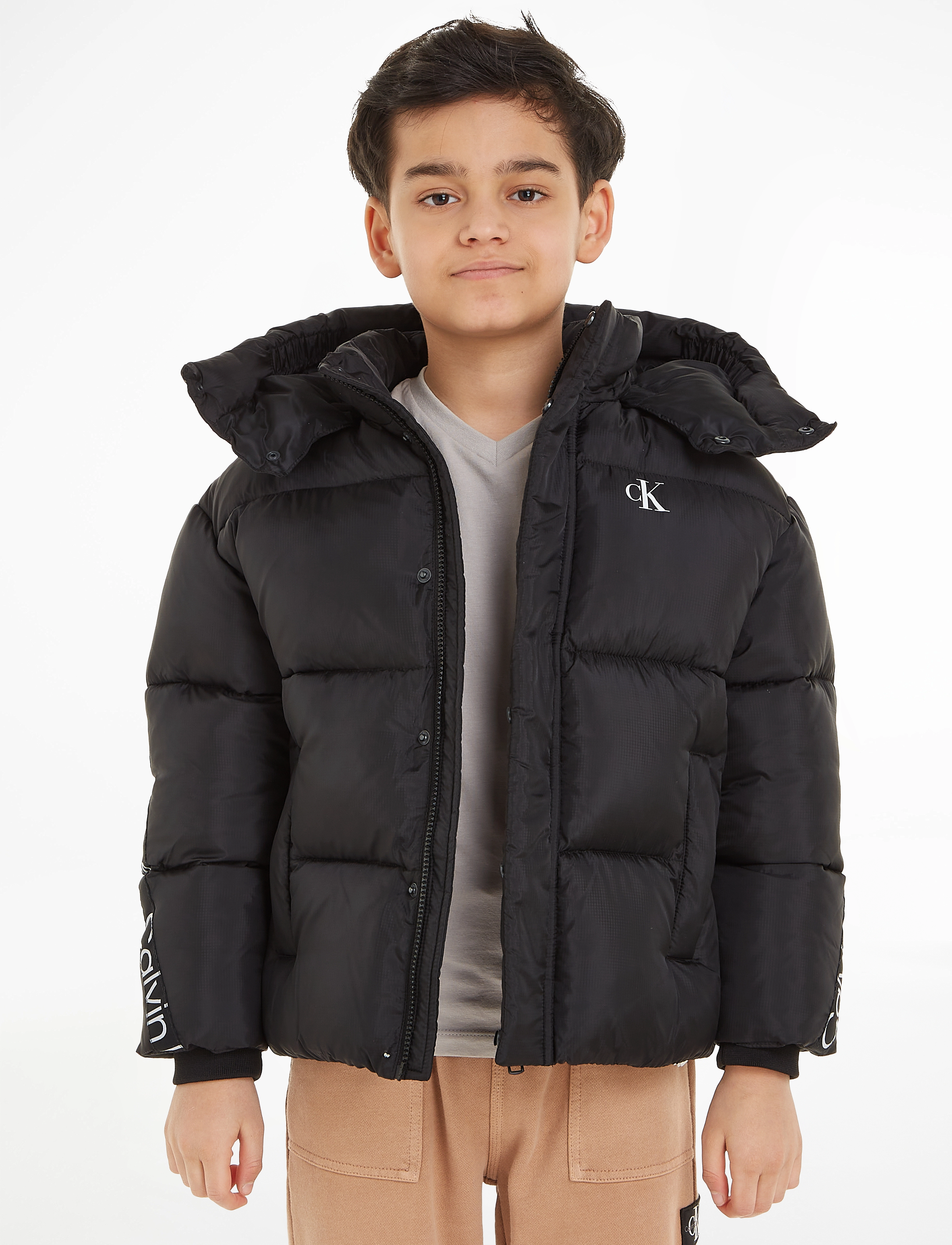 Calvin Klein - CKJ LOGO TAPE PUFFER - ck black - 2