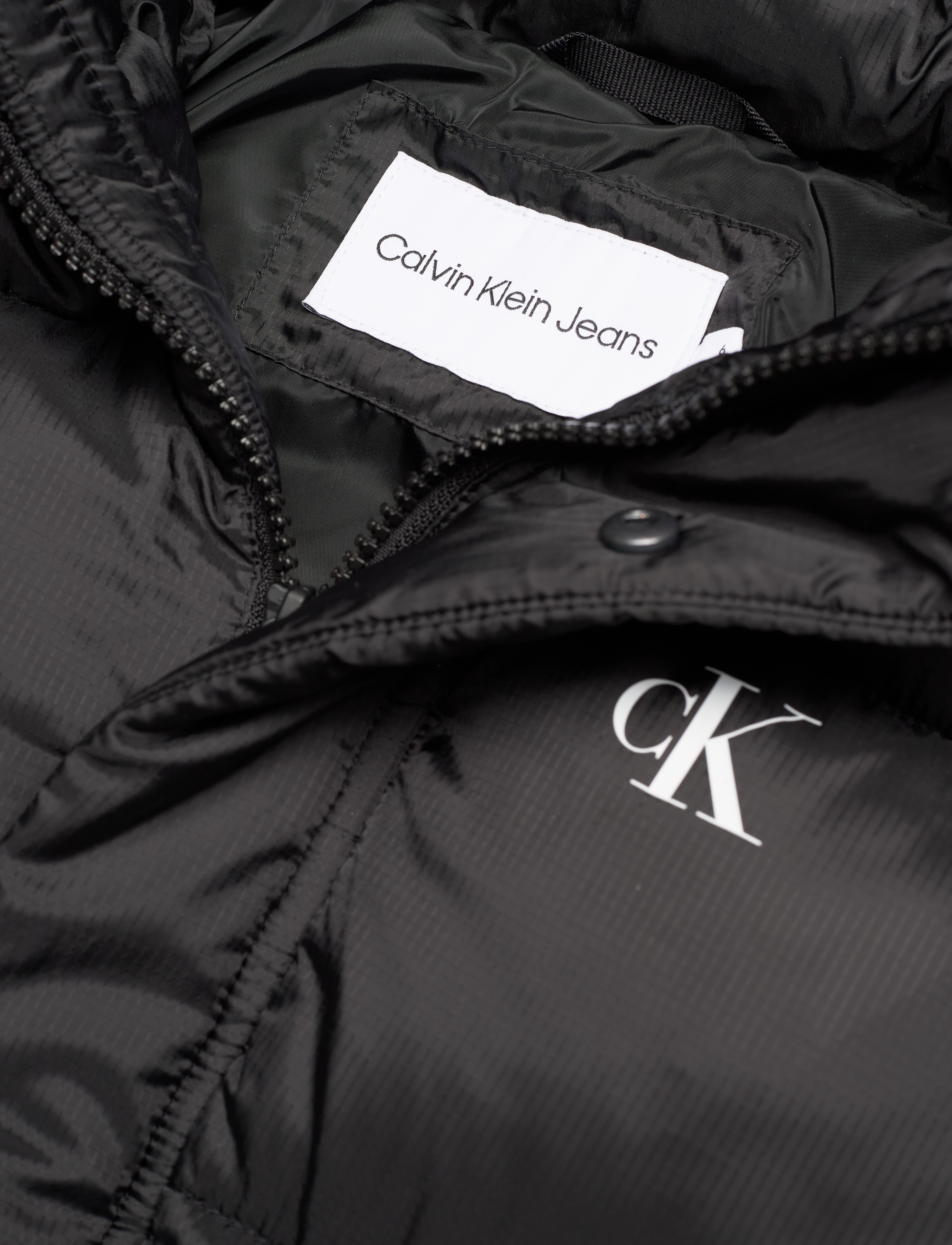 Calvin Klein - CKJ LOGO TAPE PUFFER - ck black - 5