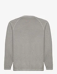 Calvin Klein - MINERAL DYE BADGE LS T-SHIRT - långärmade t-shirts - ck black - 1