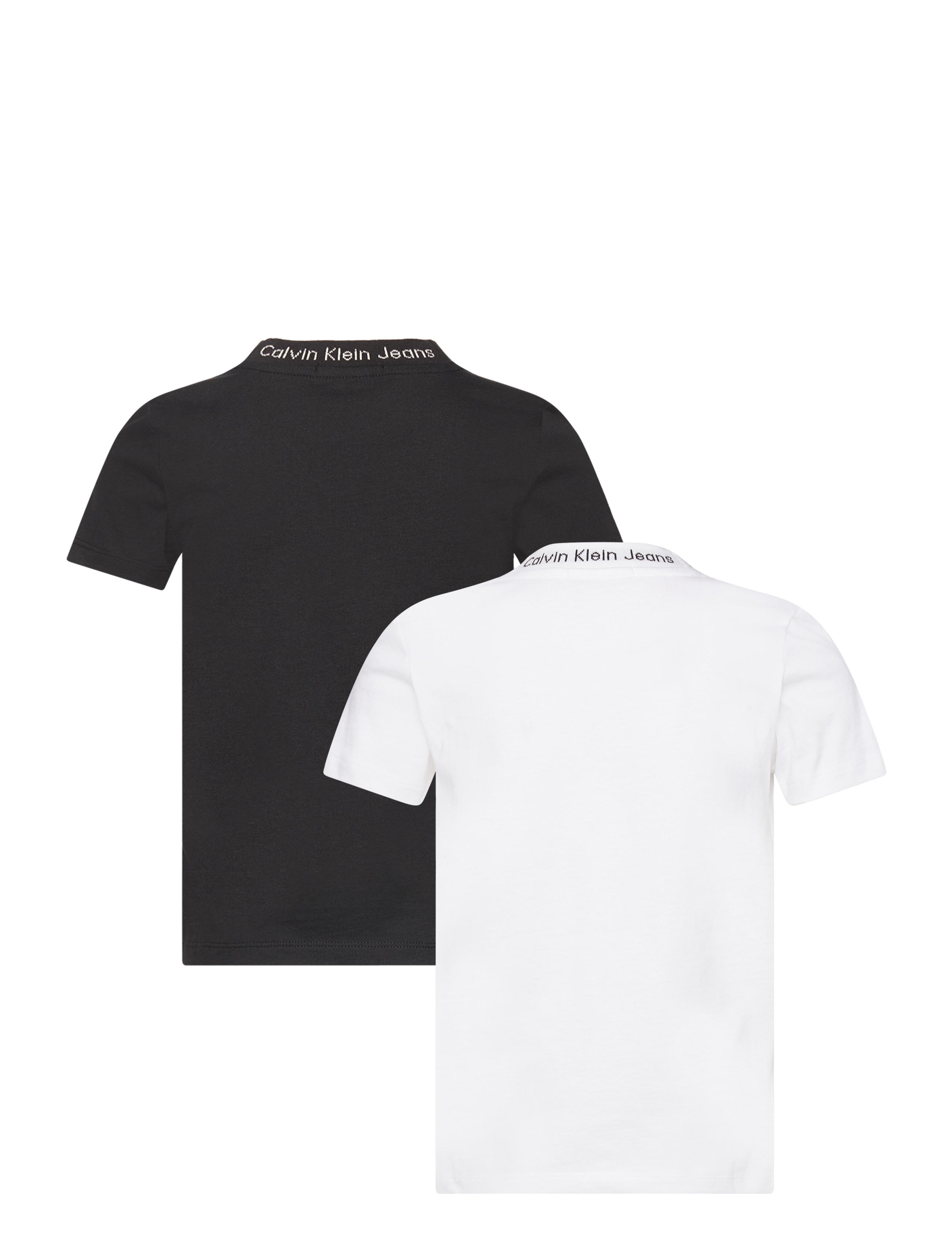 Calvin Klein - INTARSIA 2-PACK SS T-SHIRT - bright white / ck black - 3