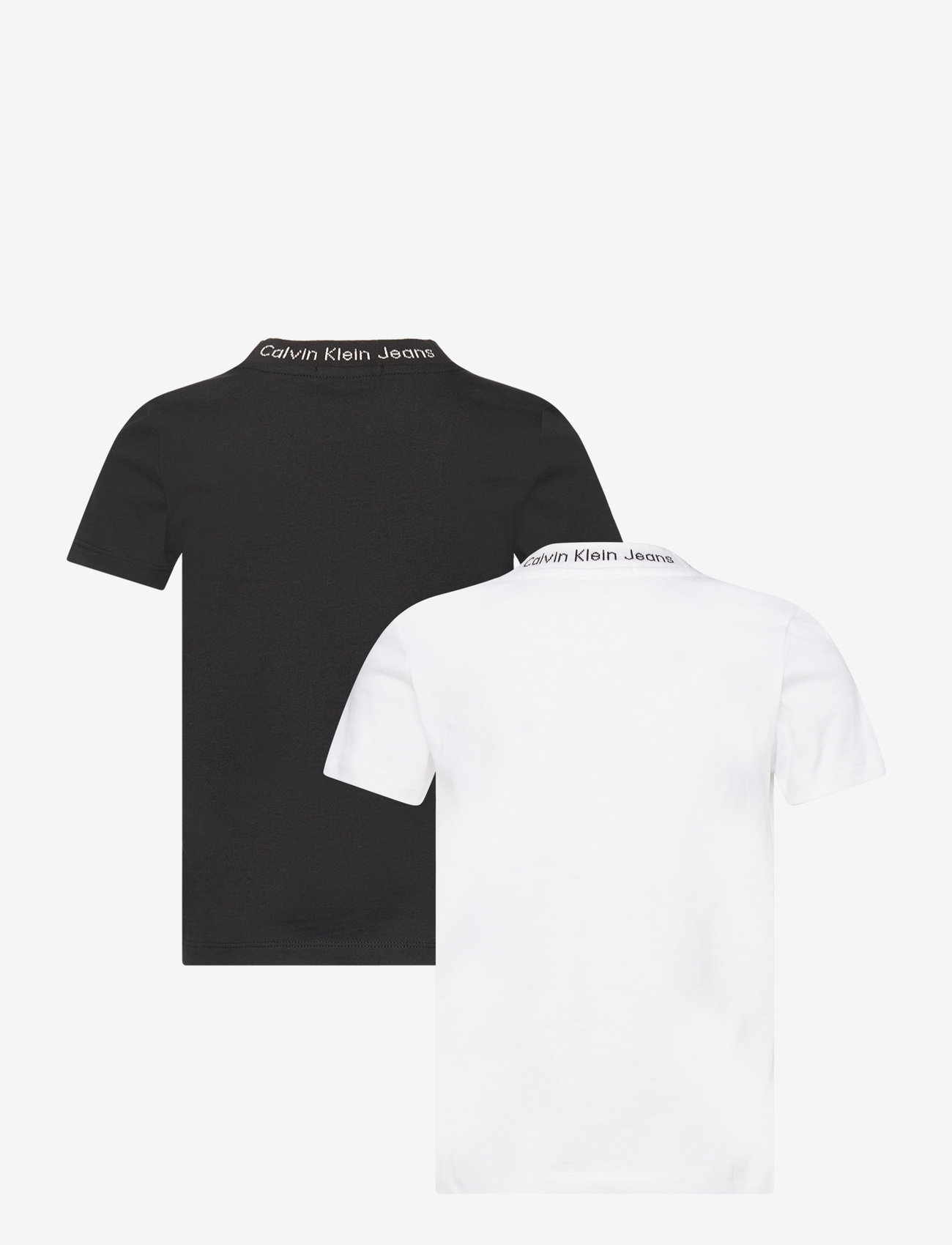 Calvin Klein - INTARSIA 2-PACK SS T-SHIRT - bright white / ck black - 2