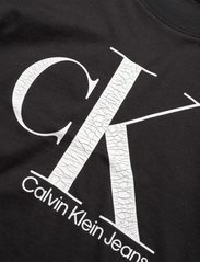 Calvin Klein - MARBLE MONOGRAM SS T-SHIRT - t-krekli ar īsām piedurknēm - ck black - 2
