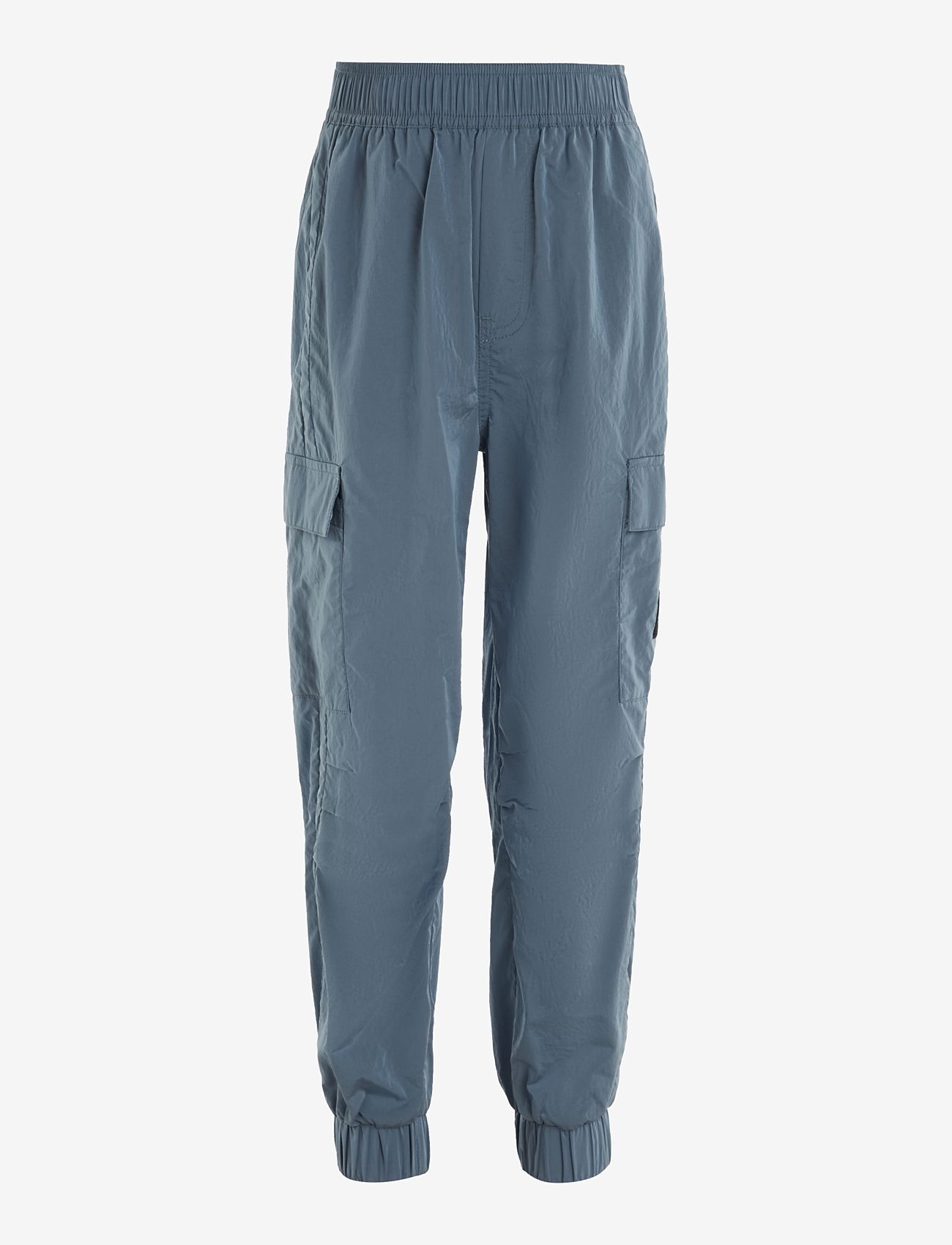 Calvin Klein - STRUCTURED NYLON TRACKPANTS - outdoor pants - goblin blue - 0