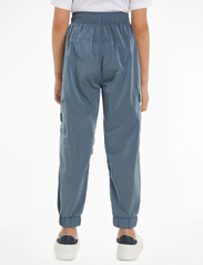 Calvin Klein - STRUCTURED NYLON TRACKPANTS - spodnie turystyczne - goblin blue - 2