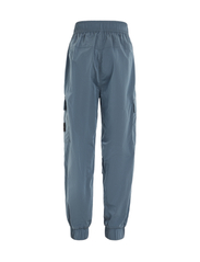 Calvin Klein - STRUCTURED NYLON TRACKPANTS - spodnie turystyczne - goblin blue - 4