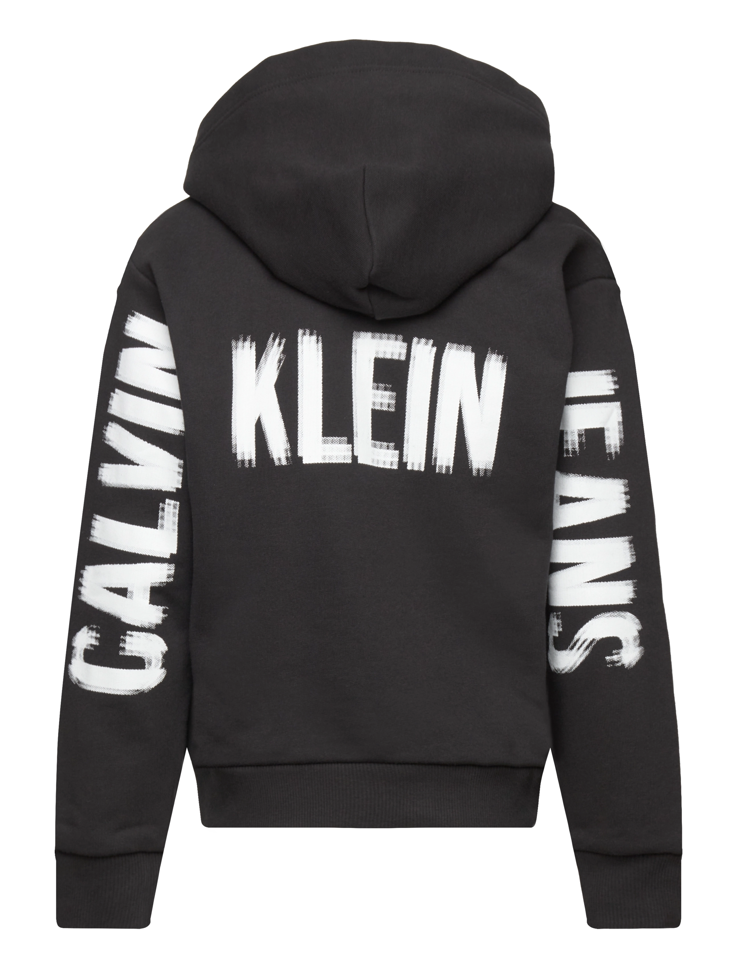 Calvin Klein - PIXEL LOGO TERRY RELAXED HOODIE - ck black - 1