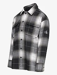 Calvin Klein - CHECKED FLANNEL OVERSHIRT - långärmade skjortor - ck black - 2