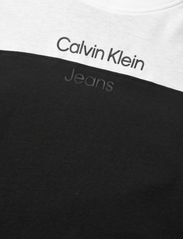 Calvin Klein - JERSEY COLOR BLOCK SS T-SHIRT - t-krekli ar īsām piedurknēm - ck black - 2