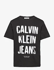 Calvin Klein - PIXEL LOGO RELAXED SS T-SHIRT - ck black - 0