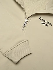 Calvin Klein - CKJ STACK LOGO TERRY HALF-ZIP - sweatshirts - green haze - 2