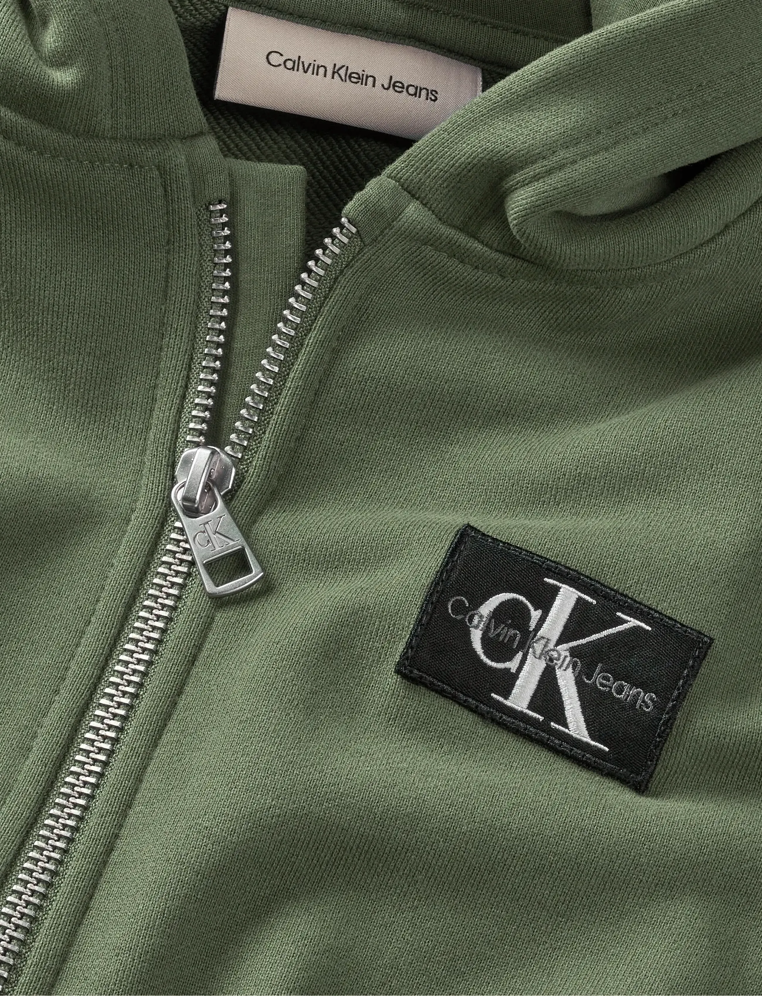 Calvin Klein - BADGE ZIP-THROUGH - thyme - 2
