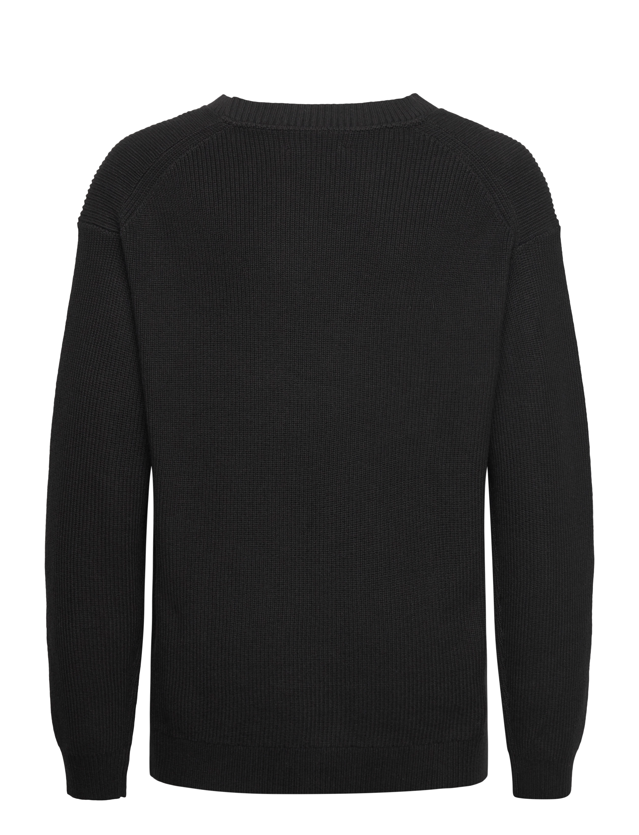 Calvin Klein - TOWELLING CK STITCH SWEATER - ck black - 3