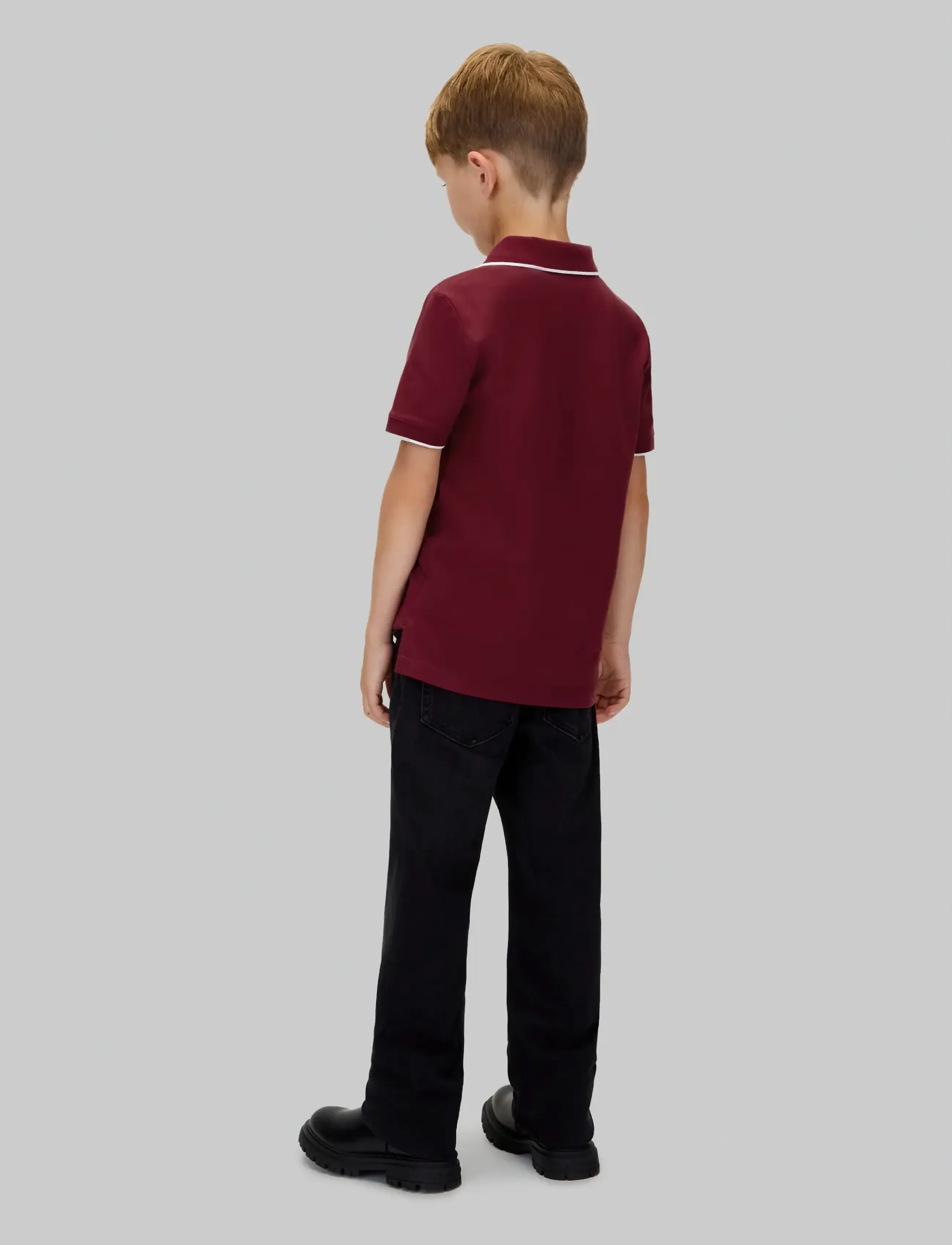 Calvin Klein - TIPPING REGULAR SS POLO - raspberry chocolate - 5