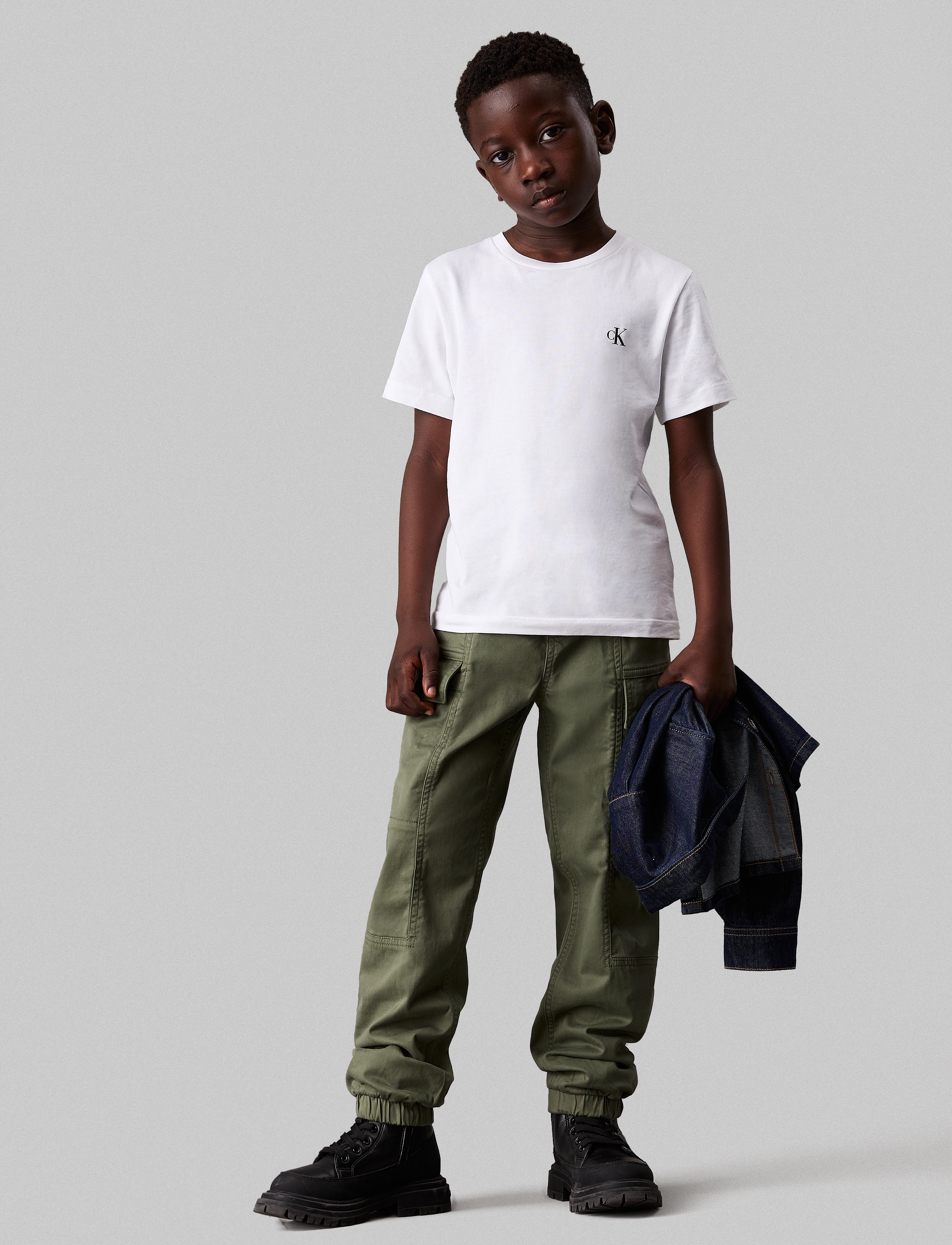 Calvin Klein - ESSENTIAL WOVEN CARGO PANTS - dusty olive - 3