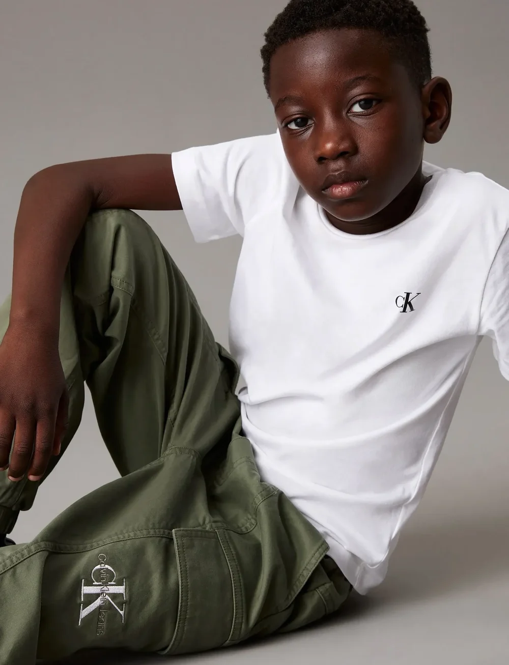 Calvin Klein - ESSENTIAL WOVEN CARGO PANTS - cargohosen - dusty olive - 5