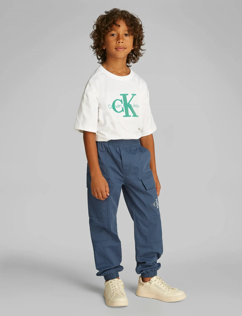 Calvin Klein - ESSENTIAL WOVEN CARGO PANTS - cargohosen - oceana - 0