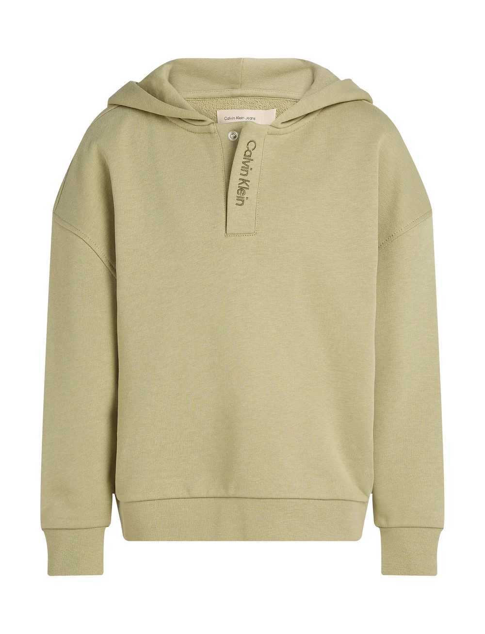 Calvin Klein - EMBRO. CK LOGO TERRY HOODIE - huvtröjor - misty vale - 1