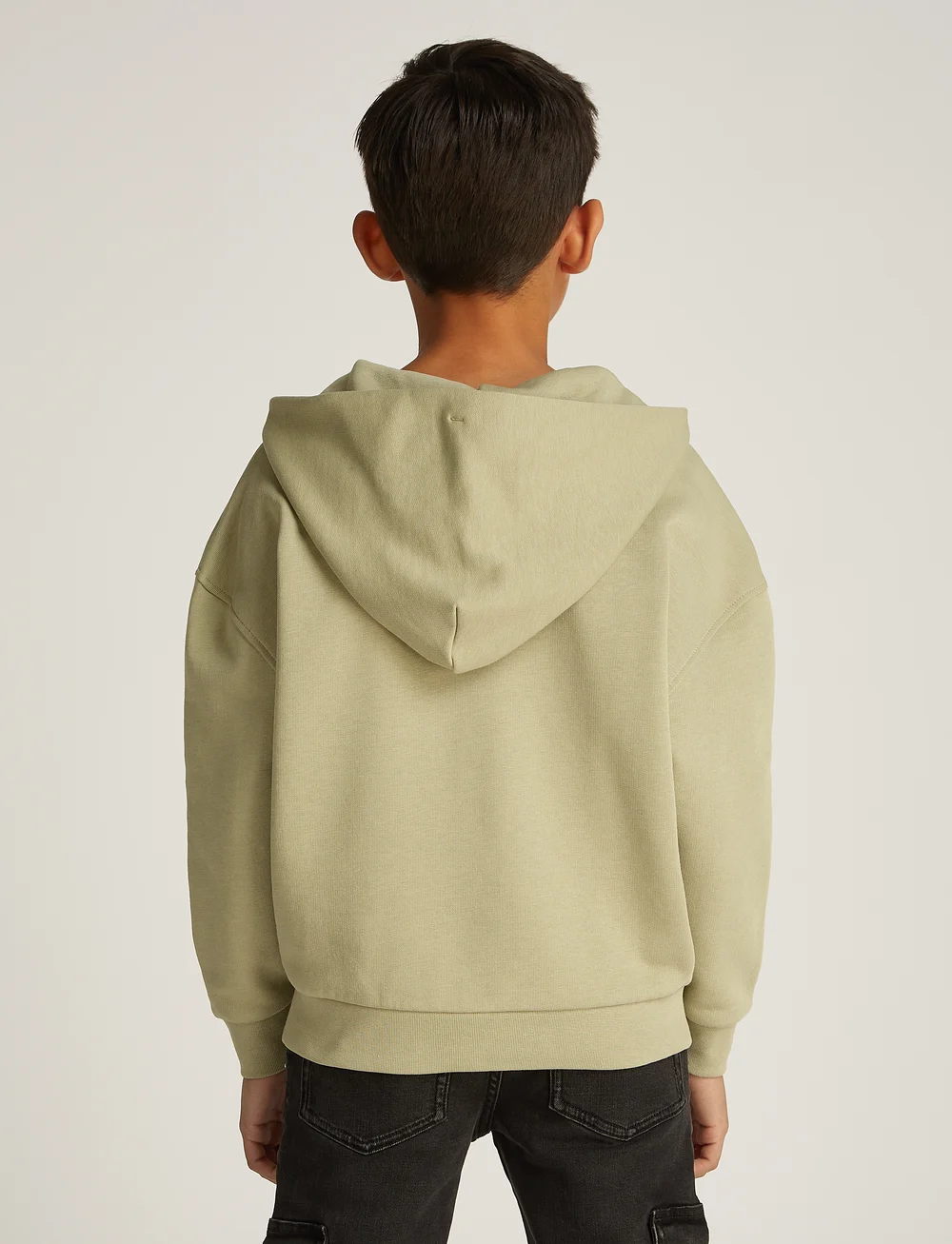 Calvin Klein - EMBRO. CK LOGO TERRY HOODIE - huvtröjor - misty vale - 2