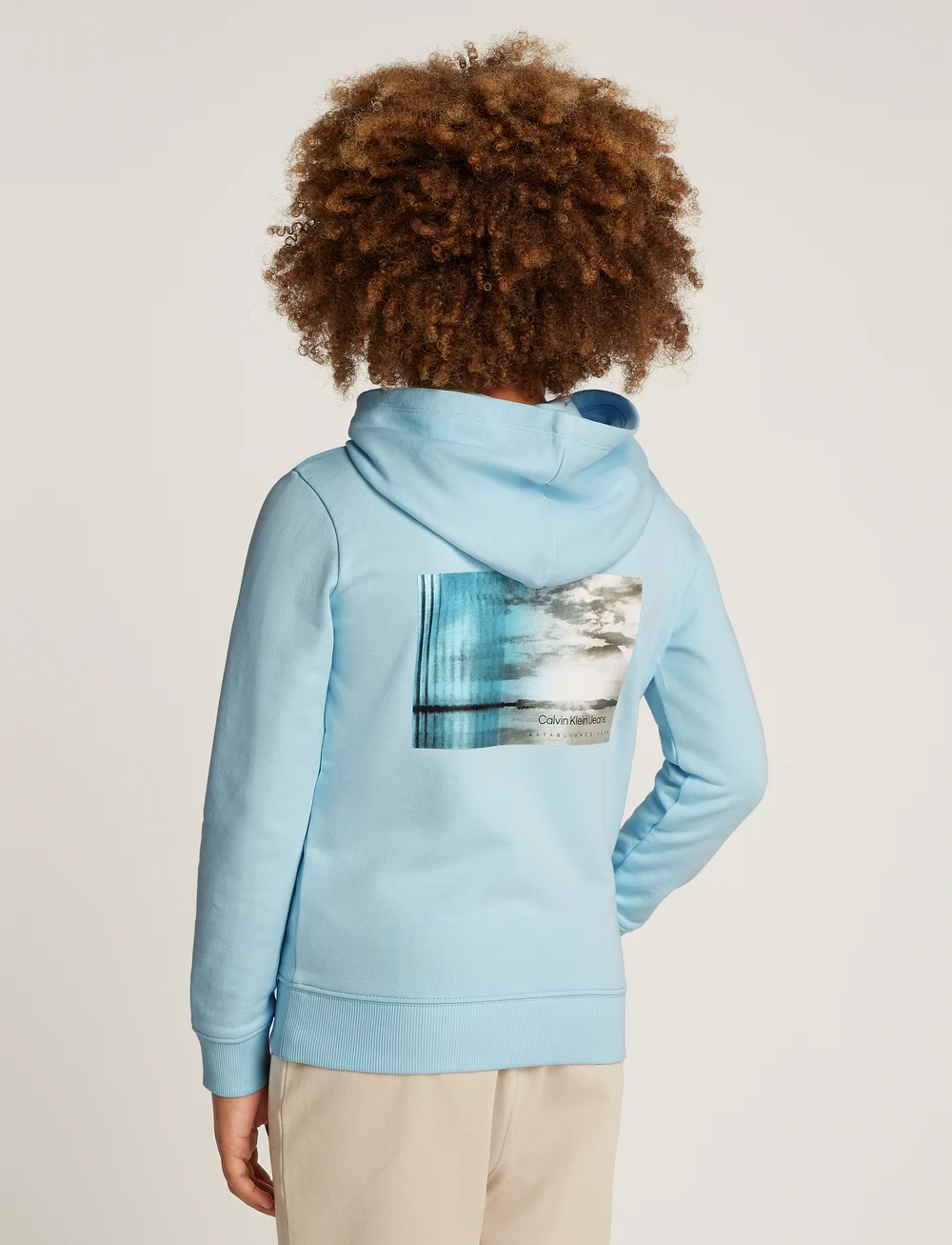 Calvin Klein - SHIFTED BACKPRINT REG. HOODIE - hættetrøjer - ozone blue - 3