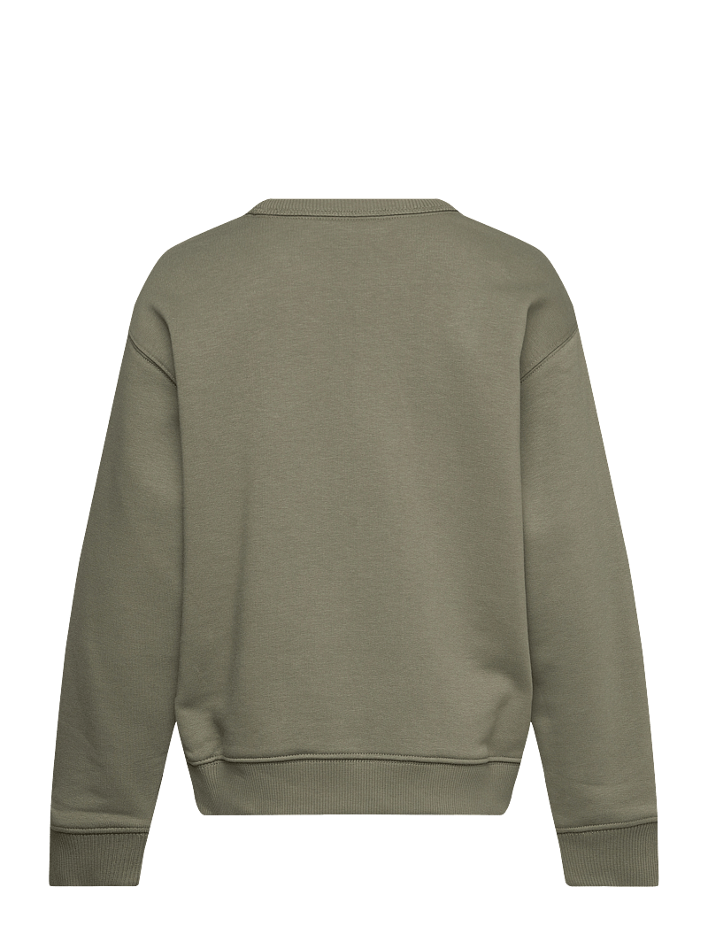 Calvin Klein - OUTLINED MONO RELAXED CN - sweatshirts - dusty olive - 1