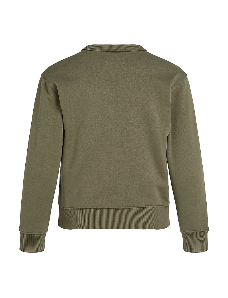 Calvin Klein - OUTLINED MONO RELAXED CN - sweatshirts - dusty olive - 5