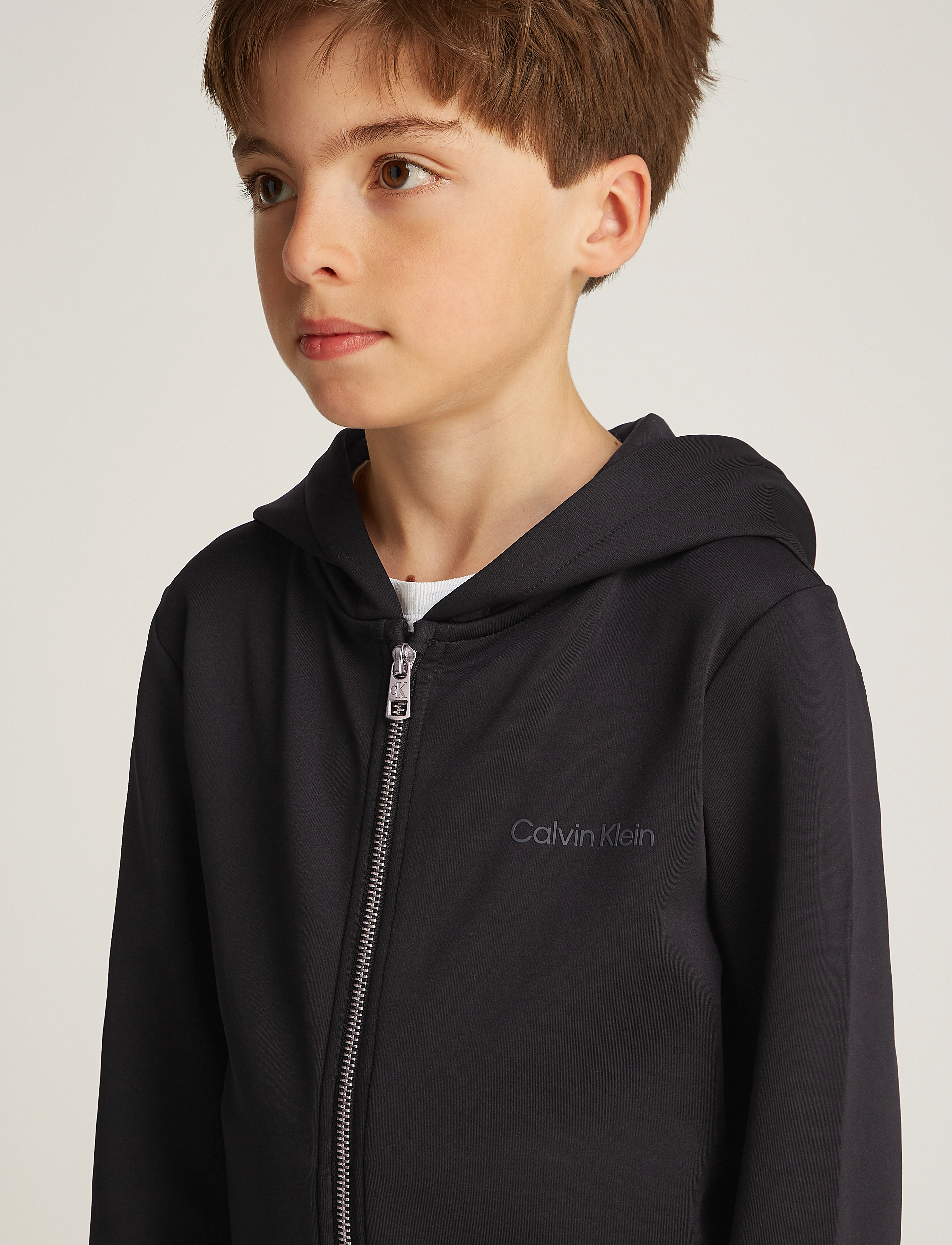 Calvin Klein - SPORTY TRICOT ZIP-THROUGH - ck black - 3