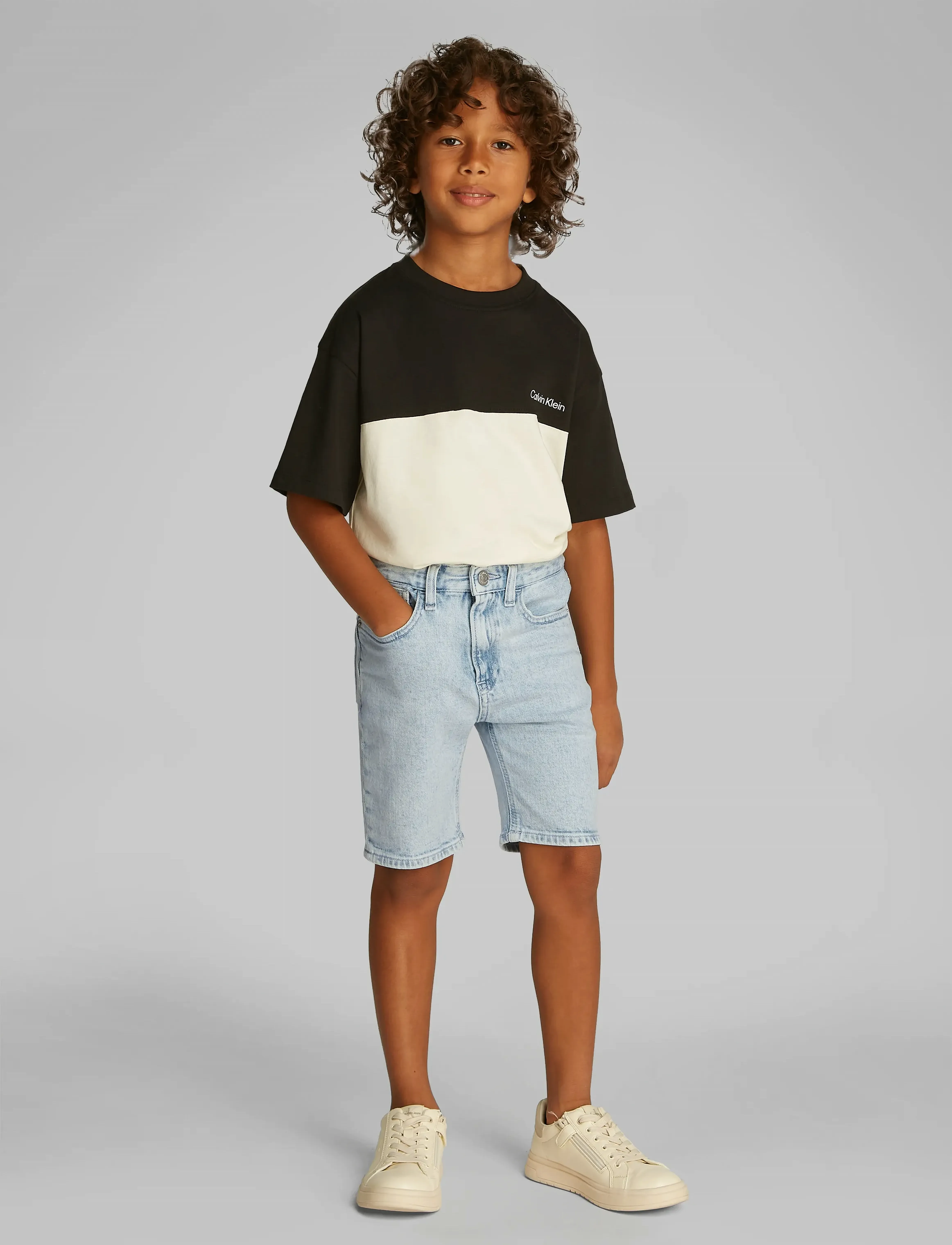 Calvin Klein CLEAN SKY BLUE REG. DENIM SHORTS - Underdele - CLEAN SKY BLUE / blue
