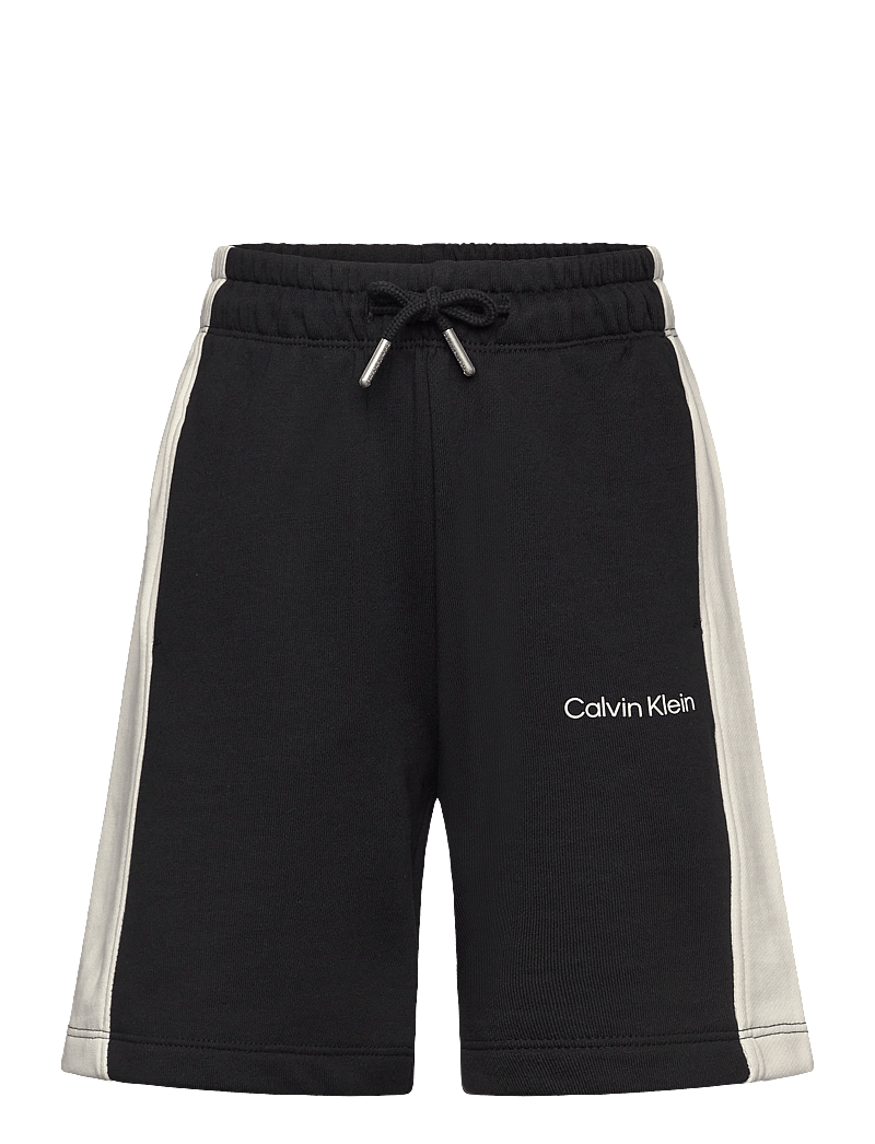 Calvin Klein - COLOR BLOCK RELAXED SHORTS - lühikesed dressipüksid - ck black - 1