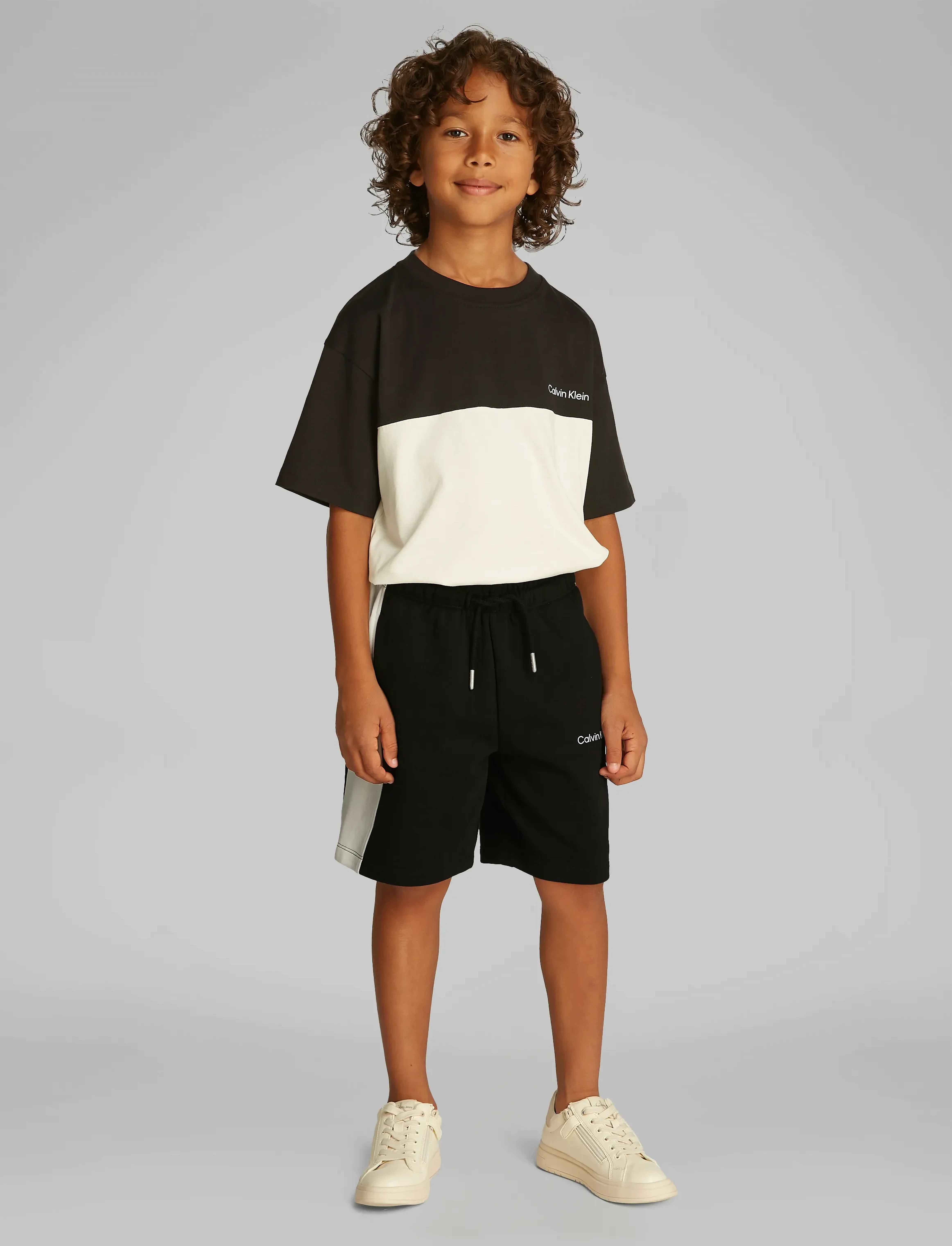 Calvin Klein COLOR BLOCK RELAXED SHORTS - Underdele - CK BLACK / black