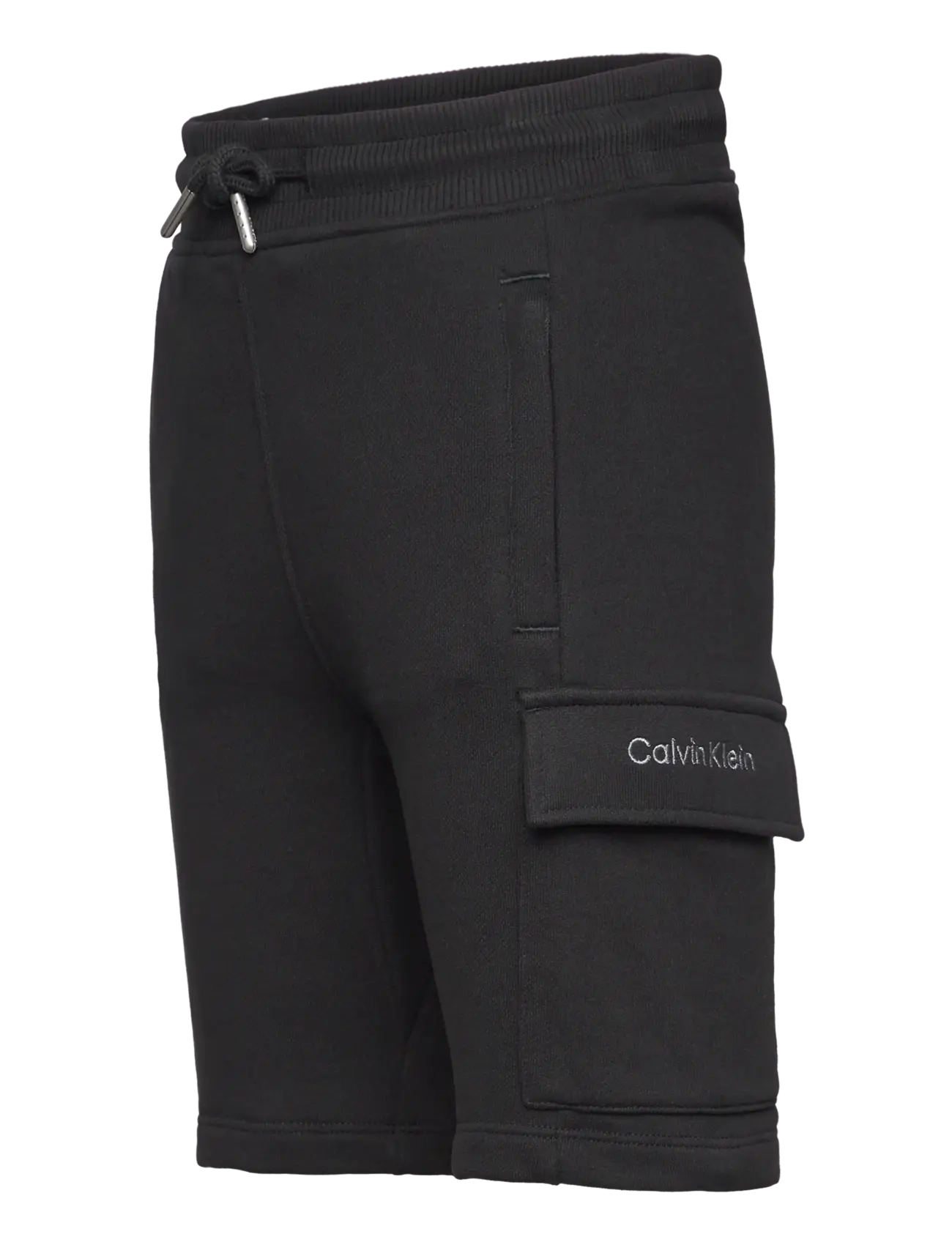 Calvin Klein - PEACHED TERRY CARGO SHORT - mjukisshorts - ck black - 3