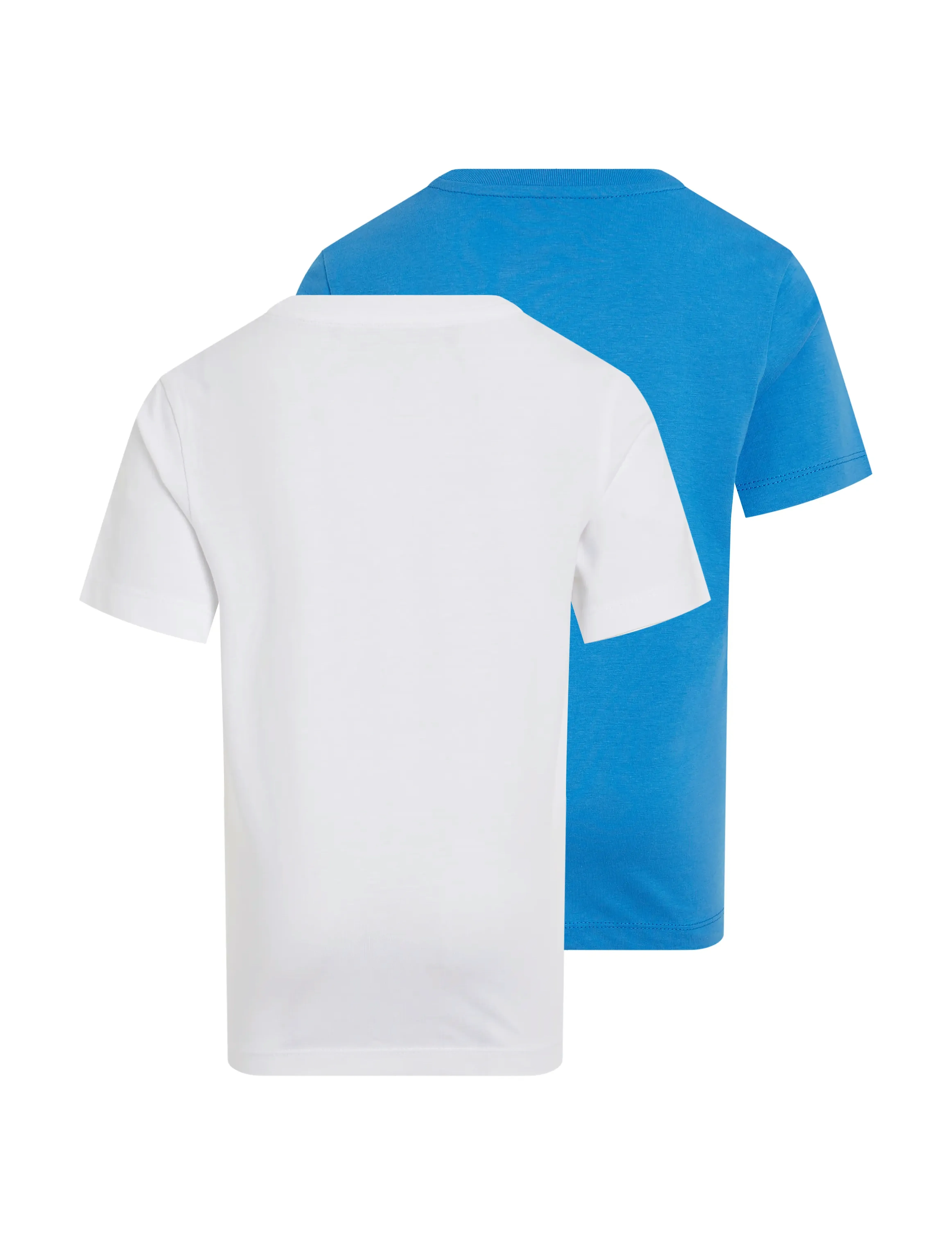 Calvin Klein - COLOR BLOCK 2-P T-SHIRTS - bright white / blue colorblock - 5