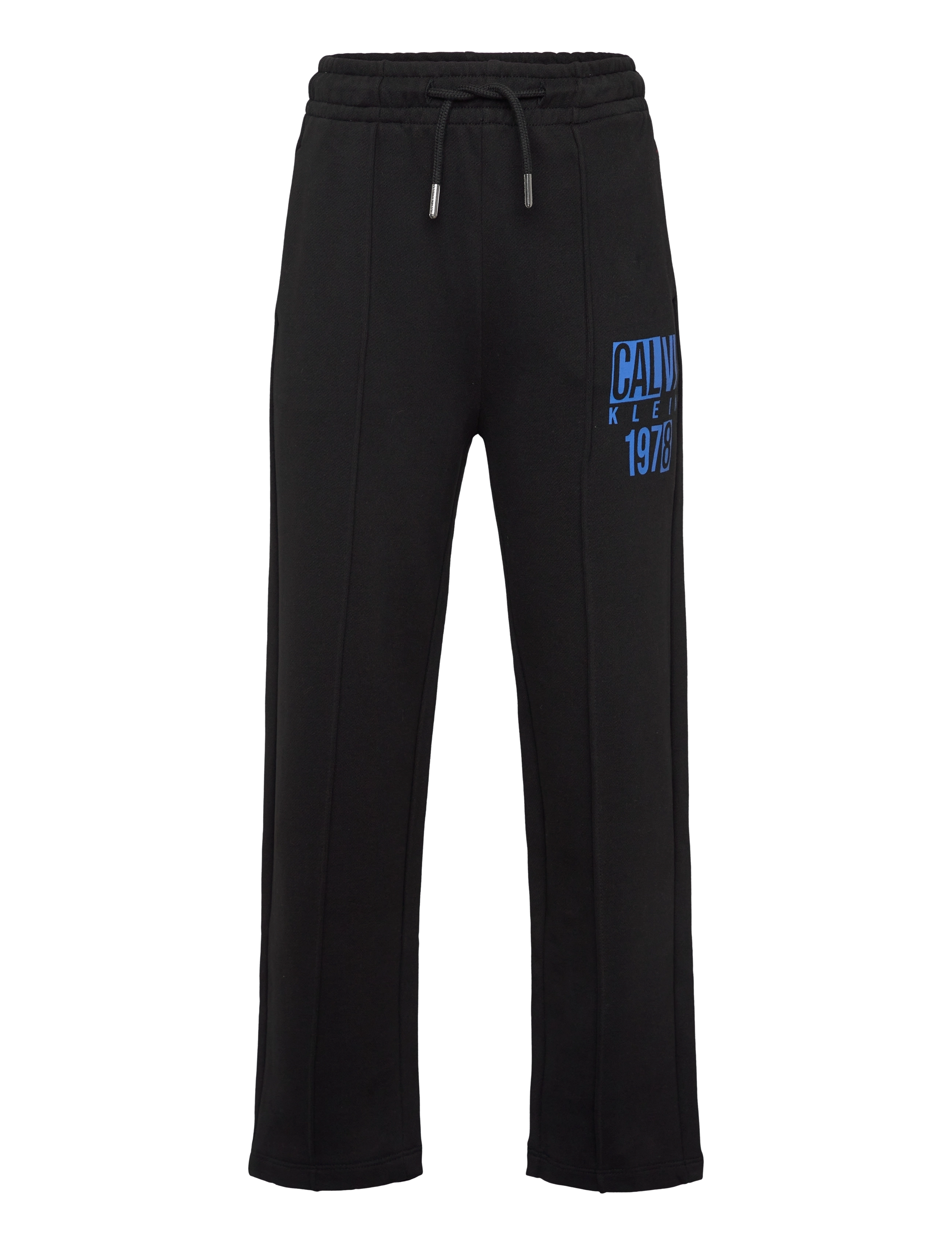 CALVIN KLEIN Peached Terry Pintuck Jogger Schwarz - 116 - Kinder
