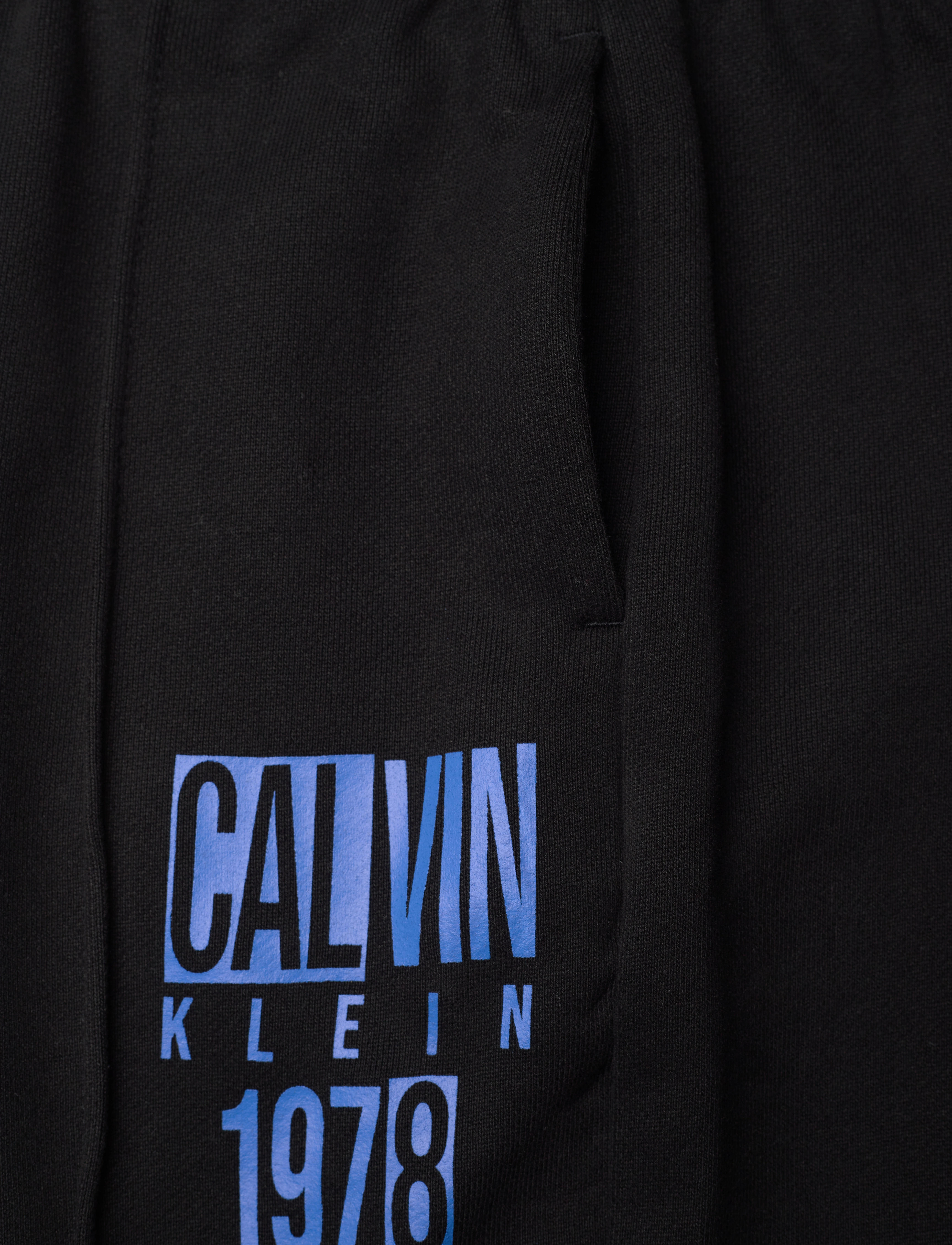 Calvin Klein - PEACHED TERRY PINTUCK JOGGER - verryttelyhousut - ck black - 4