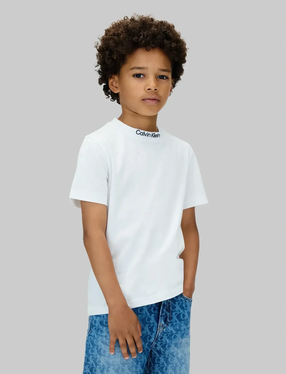 Calvin Klein - 2 PACK EMBRO LOGO SS TEE - lühikeste varrukatega t-särgid - ck black / bright white - 0